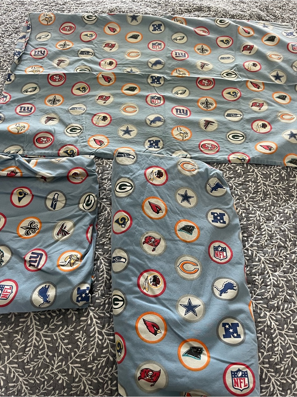 Pottery Barn Teen NFL sheets